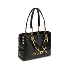 Schwarze Bos Taurus Kalbsleder Schultertasche