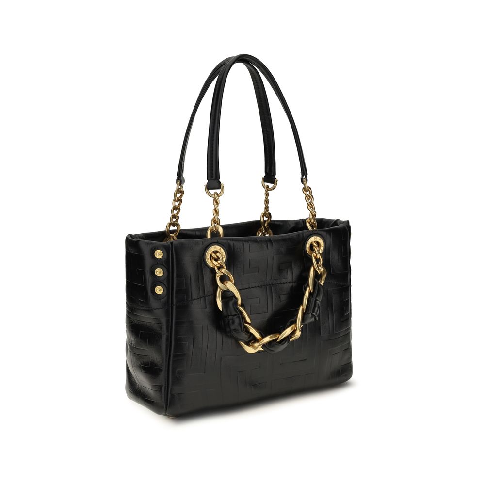 Schwarze Bos Taurus Kalbsleder Schultertasche