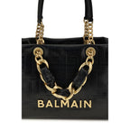 Schwarze Bos Taurus Kalbsleder Schultertasche