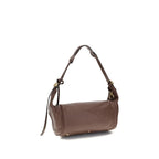 Braune Kalbsleder Bos Taurus Schultertasche