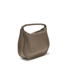 Beige Kalbsleder Bos Taurus Schultertasche