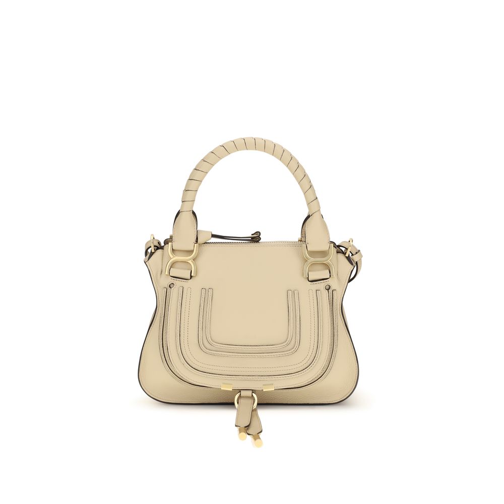 Beige Kalbsleder Bos Taurus Schultertasche