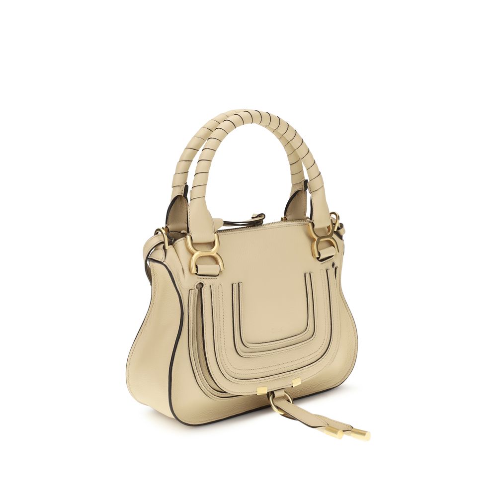 Beige Kalbsleder Bos Taurus Schultertasche