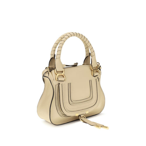 Beige Kalbsleder Bos Taurus Schultertasche Chloé