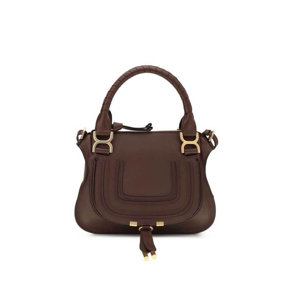 Braune Kalbsleder Bos Taurus Schultertasche