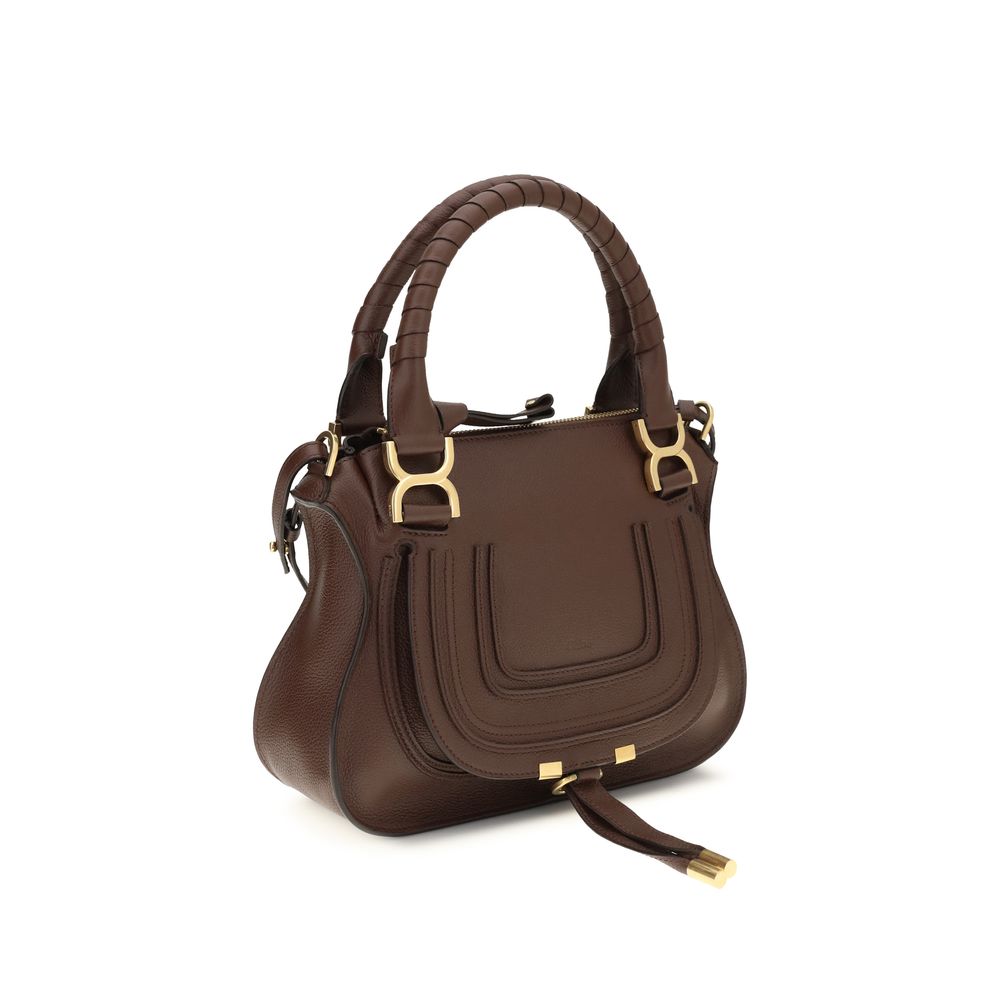 Braune Kalbsleder Bos Taurus Schultertasche