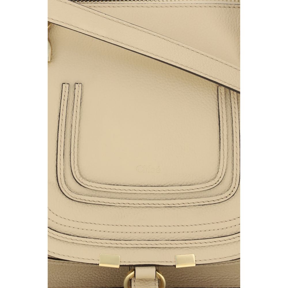 Beige Kalbsleder Bos Taurus Schultertasche