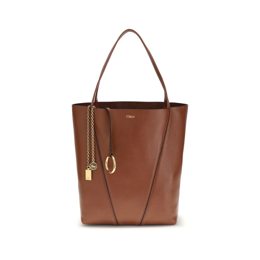 Braune Kalbsleder Bos Taurus Schultertasche