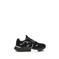Schwarze Stoff-Sneaker