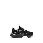 Schwarze Stoff-Sneaker
