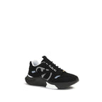 Schwarze Stoff-Sneaker