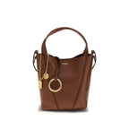 Braune Kalbsleder Bos Taurus Schultertasche