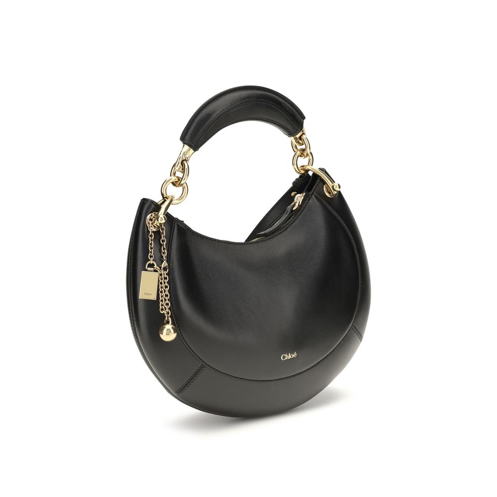 Schwarze Bos Taurus Kalbsleder Schultertasche