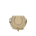 Beige Kalbsleder Bos Taurus Schultertasche