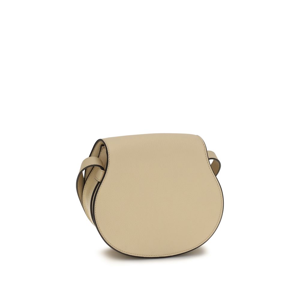 Beige Kalbsleder Bos Taurus Schultertasche