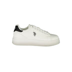 Bianco Polyester Uomo Sneaker