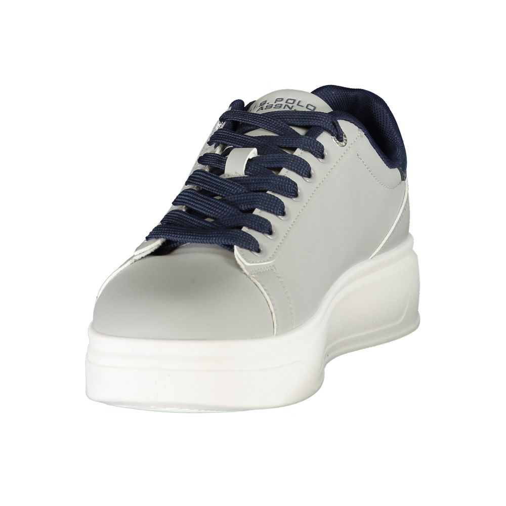 Graue Sportschuhe aus Polyester