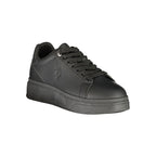 Schwarze Sneaker aus Polyester für sportliche Looks
