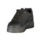 Schwarze Sneaker aus Polyester für sportliche Looks