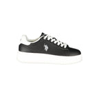 Schwarze Sneaker aus Polyester für sportliche Looks