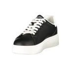 Schwarze Sneaker aus Polyester für sportliche Looks