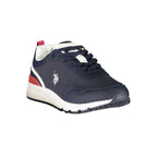 Blaue Polyamid-Sneaker für sportliche Aktivitäten