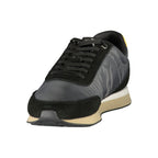 Schwarzer Polyester Sneaker