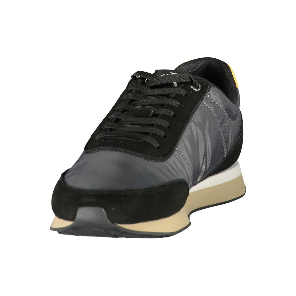 Schwarzer Polyester Sneaker
