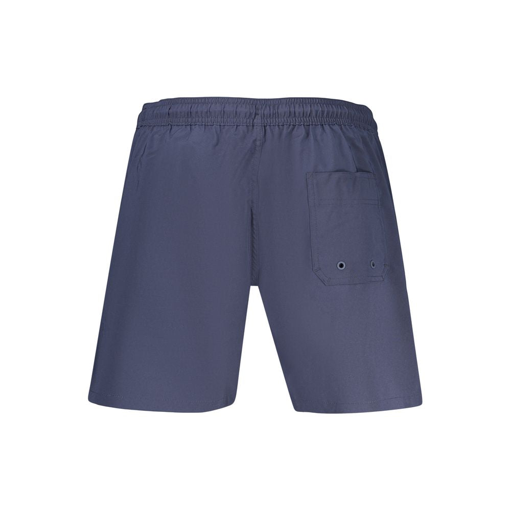 Blaue Herren-Badeshorts aus Polyester