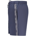 Blaue Herren-Badeshorts aus Polyester