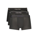 Schwarze Herren-Shorts aus Baumwolle