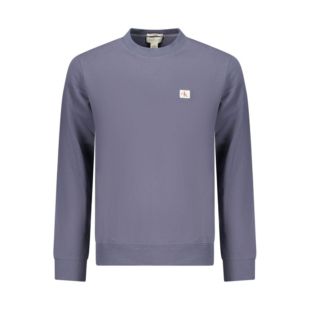 Blauer Baumwoll-Sweatshirt