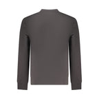 Schwarzer Baumwoll-Sweatshirt