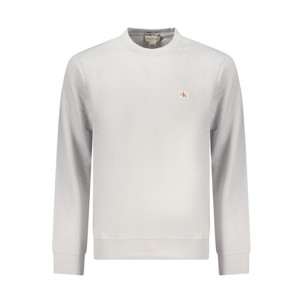 Grauer Baumwollpullover