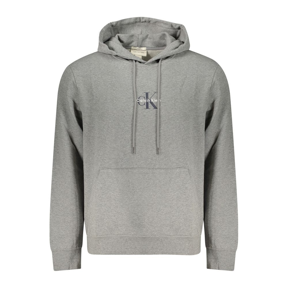 Grauer Baumwollpullover