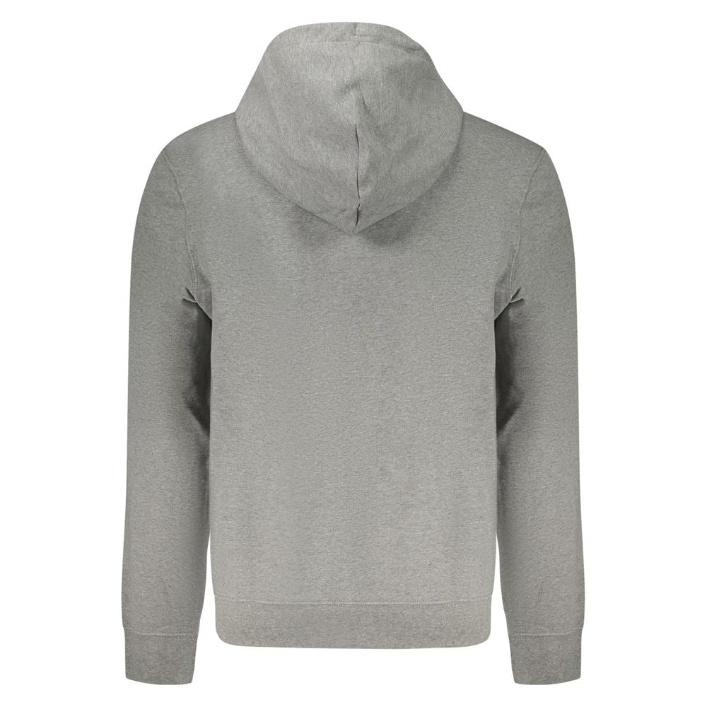 Grauer Baumwollpullover