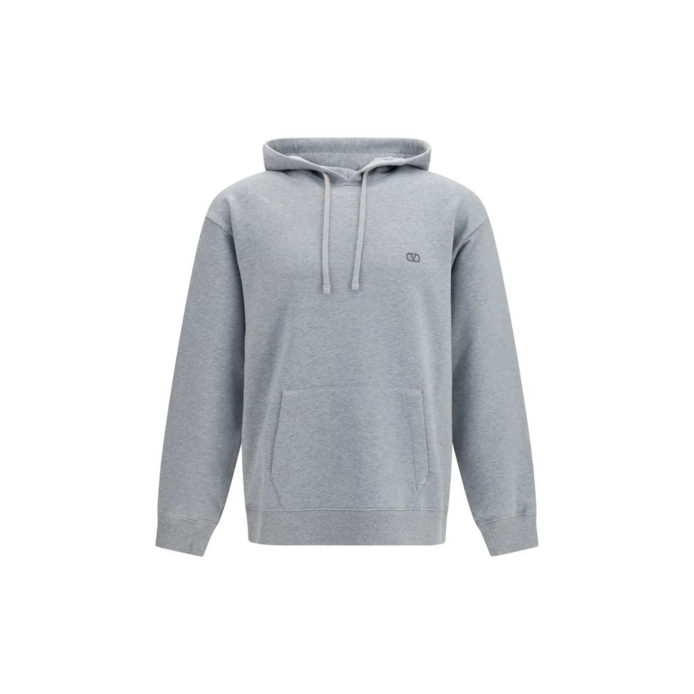 Grauer Baumwollpullover