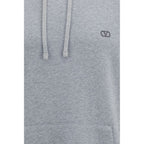 Grauer Baumwollpullover