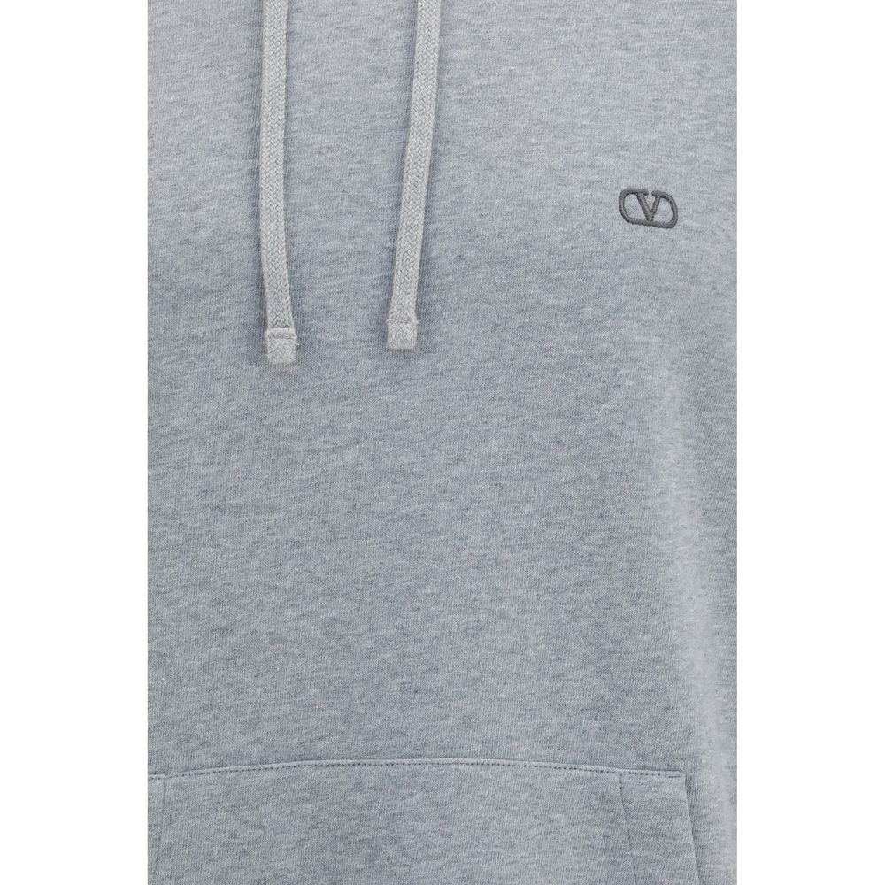 Grauer Baumwollpullover