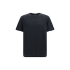 Schwarzes Baumwoll-T-Shirt