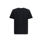 Schwarzes Baumwoll-T-Shirt