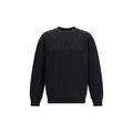 Schwarzer Baumwoll-Sweatshirt