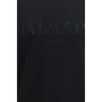 Schwarzer Baumwoll-Sweatshirt
