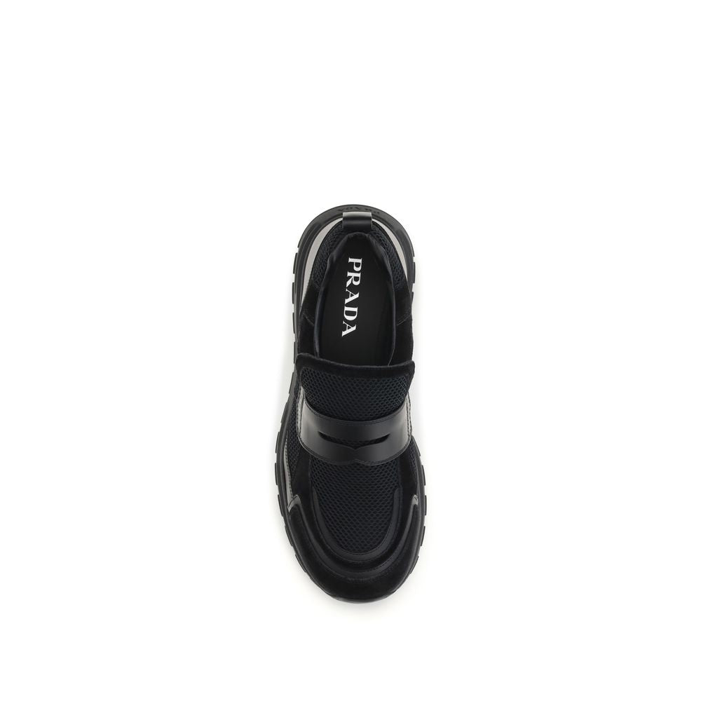 Schwarze Bos Taurus Kalbsleder Sneaker