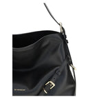 Schwarze Kalbsleder Bos Taurus Handtasche