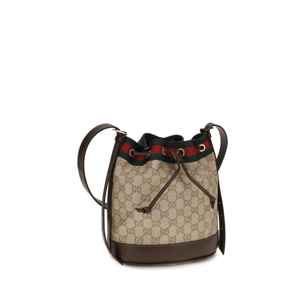 Beige Stoff-Handtasche
