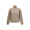 Brauner Kaschmir-Rollkragenpullover Brunello Cucinelli