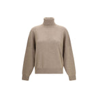 Brauner Kaschmir-Rollkragenpullover Brunello Cucinelli