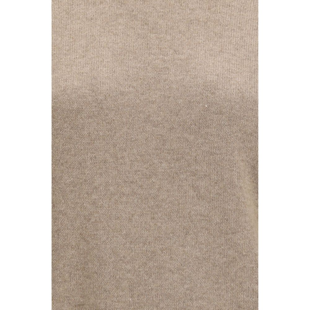 Brauner Kaschmir-Rollkragenpullover Brunello Cucinelli