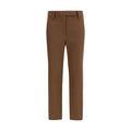 Braune Freizeithose aus Elasthan Brunello Cucinelli
